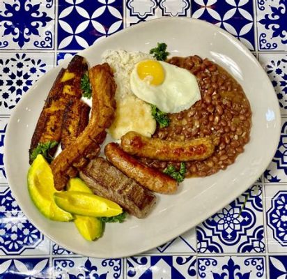   bandeja paisa: 一個令人驚豔的肉類盛宴，融合了哥倫比亞安第斯山脈風味！